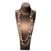 Moda Perla cadena para suéter colgante largo joyería accesorios de ropa cadena para suéter collar para mujer accesorios venta al por mayor