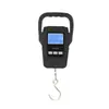 Balanza Electrónica Portátil para el Hogar Balanza Electrónica de Mano Compacta Balanza de Pesca Pantalla Retroiluminada Balanza con Gancho 50kg Balanza para Equipaje