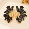 Brincos de Liga Esmaltada para E-commerce Transfronteiriço Moda Europeia e Americana Tendência Brincos Florais Brincos Pontos de Flor Fresca Simples Joias