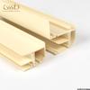 Tiras de Materiales de Construcción de Plástico Personalizadas Tiras de Luz Bicolor de PVC Tubos Cuadrados Coextruidos de Plástico Luces de Paisaje de PC Luces Decorativas