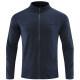 Outono ao ar livre manga longa colarinho jaqueta esportes fitness correndo elástico respirável secagem rápida cardigan jaqueta top masculino