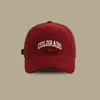 Gorra de Béisbol de Nuevo Estilo con Bordado, Sombrero de Sol, Ampliada y Ensanchada para una Cara Más Pequeña, Gorra Versátil con Letras para una Circunferencia de Cabeza Grande