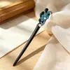 Grampos de Cabelo Florais Transfronteiriços Europeus e Americanos Estilo Antigo com Elementos Han, Grampos Tendência de Personalidade Vintage, Acessórios de Cabelo de Luxo Leve de Alta Qualidade para Mulheres