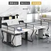 Tela de Mesa para Desktop Baffle Anti-Queda Gabinete Liga de Alumínio Divisória de Escritório Divisória de Vidro Personalizado