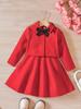 Conjunto de Roupa de Inverno para Meninas, Novo Estiloso e Fashion de 2025, Conjunto de Duas Peças de Inverno para Crianças Maiores, Classe A de Alta Qualidade