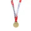 Medallas de Aleación de Zinc Personalizables con Logos, Medallas Doradas para Juegos Deportivos, Insignias de Competencia con Pintura Galvanizada, Premios para Reuniones Anuales Corporativas