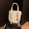 Bolsas de Mão Pequenas Transfronteiriças da Moda para Mulheres 2025 Nova Moda Transversal Casual Estilo Coreano Tote Bolsa Balde