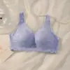 Universal Flower 6211 Sutiã Feminino Ajustável Push-up de Peito Pequeno Confortável Respirável Não Magnético para Mulheres