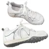 2026 Primavera/Verano Atado al Frente Diario de Malla Transpirable Zapatos de Entrenamiento Alemanes para Mujer Modernos Versátiles Tenis Blancos Calzado de Mujer