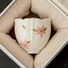 Copo Mestre Flor de Cerejeira Branco Mineral Rocha do Fabricante Conjunto de Chá Pessoal Requintado Xícara de Chá de Cerâmica Xícara de Chá Xícara de Chá Xícara Única