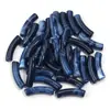 Tubo Curvo Acrílico Color Único Color Mixto Cuentas Tubulares DIY Collar Joyería para Manos Collar Pasador Joyería Accesorios Al por Mayor Cuentas Sueltas