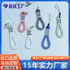 Cordón para botella de agua, llavero de cordón de malla, cordón para teléfono, cordón tejido para altavoz Bluetooth con hebilla de resorte, precio especial de liquidación