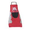 C Avental doméstico com limpeza manual Bonito Moda Urso Listrado Figura Cozinha Cozinha Anti-mancha de óleo Capa protetora para adultos