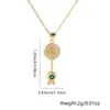 Collar Colgante de Caramelo Chapado en Cobre Nuevo y Popular Transfronterizo para Mujer Circonita Microincrustada Joyería de Moda Elegante de Alta Gama