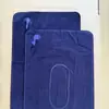 Almofada Inflável Retangular com Revestimento, Almofada Inflável Portátil, Almofada de Apoio Lombar para Cochilo em Viagem, Personalizável com Logo, Atacado