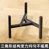 Suministro Exclusivo Transfronterizo de Soportes para Flores, Tipo de Pie para Interiores, para Sala de Estar y Balcón, Soporte Pequeño Triangular con Ruedas, Estante de Exhibición para Macetas