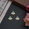 Nuevo Colgante de Loto Estilo Chino Aleación Gota de Aceite Accesorios para Joyería DIY Material para Pulsera Collar Colgante Material Estilo Chino