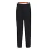 Pantalones Profesionales de Primavera y Otoño para Mujer, Pantalones Casuales Negros Adelgazantes de Corte Slim-Fit, Pantalones de Vestir para Viajeras OL