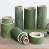 Tubo de Bambu Oco Tubo de Bambu Nan Bambu Fresco Bambu Moso Porta-Hashi Produtos de Bambu Feitos à Mão Seção de Bambu Junta de Bambu Vaso de Flores Porta-Canetas Utensílios de Bambu