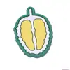 E-Commerce Amazon Patch de PVC Fofo de Frutas Broche de Abacate Desenho Animado Material Acessórios para Celular Joias DIY