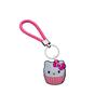 Llavero de cuerda trenzada creativo de la serie Hello Kitty de Amazon, colgante de coche creativo Dunhuang de cuero con dibujos animados