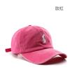 Chapéu feminino outono e inverno lavado vintage bordado boné de aba curta ao ar livre masculino viagem proteção solar proteção solar boné de beisebol
