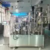Máquina llenadora para bolsas con pico que cumple con los estándares alimentarios y farmacéuticos, con cabezal doble de flujo laminar estéril para medicina tradicional china líquida y bebidas saludables