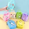 Fabricante Bolso Cruzado de Playa Lindo Bolso de Mano para Niños DIY Bolso de Hombro de Silicona Perforada para Mujeres Almacenamiento Ins Costero Venta al por Mayor