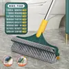 Escova de Chão com Cerdas Rígidas, Escova para Frestas de Piso, Escova de Limpeza para Cantos de Banheiro, Escova para Azulejos de Banheiro, Escova para Limpeza de Frestas, Rodo Limpa-Vidros, Vassoura
