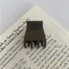 Pinza para el pelo pequeña de alta gama color café negro mate transfronteriza, simple para coleta alta, media coleta, pinza para el pelo pequeña para niños, accesorios para el pelo para mujer