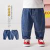 Pantalones vaqueros para bebé, primavera y otoño, nuevos pantalones para niño, pantalones de bebé que combinan con todo, pantalones de moda para niños.