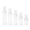 Spot 30ml-120ml novo PP fosco vácuo garrafa imprensa emulsão garrafa parafuso emulsão garrafa essência garrafa