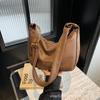 Bolso de Piel Suave Texturizada de Alta Gama para Mujer, Nuevo Bolso Cruzado Tendencia Estilo Coreano 2026, Bolso de Hombro Único Diseño de Nicho Tipo Empanada