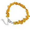 Pulsera de grava irregular de cristal natural de ágata transfronteriza pulsera de piedra semipreciosa joyería de piedra de color ins europeo y americano