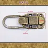 Venta Directa Transfronteriza Candado Redondo de Metal para Caja de Regalo Caja de Empaque Candado para Maleta Accesorios de Ferretería para Maleta Candado Fijo