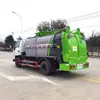 Comercio Exterior Exportación Jiangling Camión de Basura de Cocina de 6 Metros Cúbicos Control Totalmente Automático Camión de Eliminación de Aguas Residuales y Basura