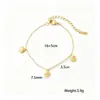 Colar Pingente Pequeno de Vieiras Geométricas Barrocas Feminino Aço Titânio Banhado a Ouro 18K Corrente Clavícula Elegante Personalizada Joia
