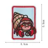 Patches Bordados de Animais Marinhos, Apliques Termocolantes Sem Costura, 9 Estilos Fofos e Adoráveis para Roupas, Mochilas e Cadernos