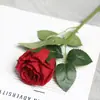 Flor Artificial Rosa Individual Nueva Ramo de Rosas Adornos de Decoración para el Hogar de Gama Alta Mar de Flores Artificiales Arreglo de Boda