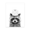 AliExpress vendendo pintura em tela animal gato cachorro banheiro vaso sanitário vaso sanitário pintura decorativa núcleo pôster