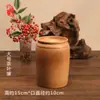 Lata de Té de Bambú Portátil, Tubo de Bambú Sellado, Caja de Almacenamiento de Té, Barril de Bambú para Despertar el Té, Caja de Embalaje de Té, Taza de Bambú