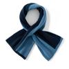 Novo Cachecol de Caxemira Elegante para Outono e Inverno para Mulheres, Cachecol Quente de Tricô com Combinação de Cores Perfurado na Coluna Cervical Cruzado