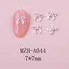Joyería de Uñas de Lazo de Aleación Nueva Transfronteriza DIY Usar Armadura Hueca Accesorios Pequeños Joyería de Diamantes para Uñas