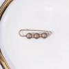 Broche Decorativo Europeo y Americano, Pin Grande de Metal con Cuentas para Ceñir la Cintura, Cintura de Perlas, Joyería Pequeña, Ropa, Accesorios para Suéter para Mujer