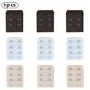 9PCs Fivela de Sutiã Fivela de Extensão Grande Três Linha Duas Fivelas Gancho de Roupa Interior Ajustando Fivela Traseira Fivela de Sutiã Fivela de Extensão