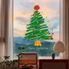 Decoração de Natal Transfronteiriça 2027 Adesivos de Janela Adesivos Decorativos de Atmosfera Festiva Adesivos Eletrostáticos para Portas de Vidro