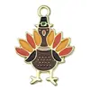 27 Acción de Gracias Calabaza con Goteo de Aceite Cosecha Coche Ardilla Pavo Zorro Colgantes Accesorios para Joyería DIY Adornos Colgantes