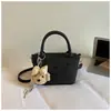 Bolso de Mano de Alta Gama con Patrón de Lichi para Mujer, Venta al por Mayor Transfronteriza, Estilo Nuevo, Versátil, Adecuado para el Trabajo, Bolso de Hombro y Cruzado
