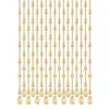 Cortina de cuentas de cristal, cortina divisoria, cortina de cuentas, sala de estar, entrada, dormitorio, baño, cortina de puerta con forma de calabaza, decoración colgante, estilo nuevo.