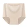 Calcinhas Femininas de Modal de Cintura Alta Sem Costura com Controle de Barriga Tamanho Plus Confortáveis de Seda Antibacterianas Respiráveis para Mulheres Plus Size